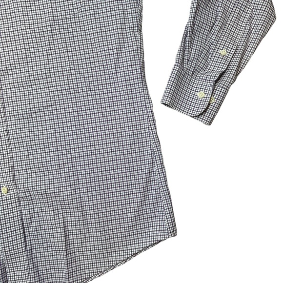 Ralph Lauren Button Down Shirt Mens Slim Fit Non Iron Collared Purple 16 34/35 - Picture 3 of 11